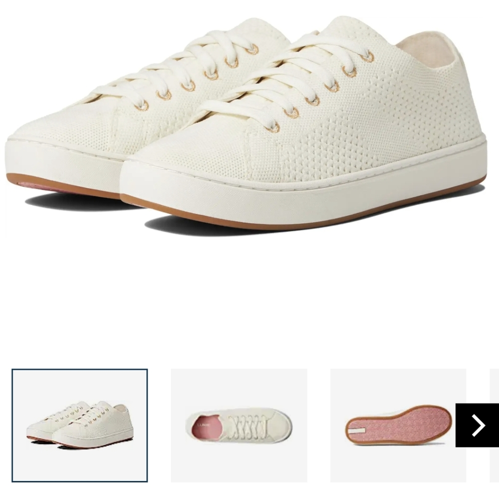 L.L.Bean eco bay knit sneakers size 10
